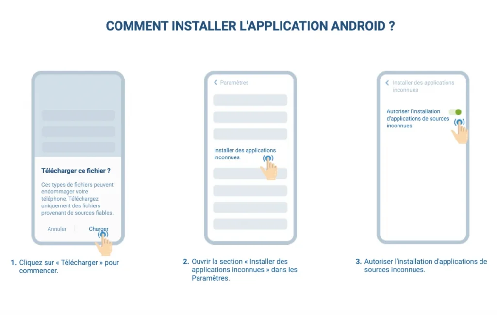 Le téléchargement de l'application 1xbet sur les appareils Android en Guinée
